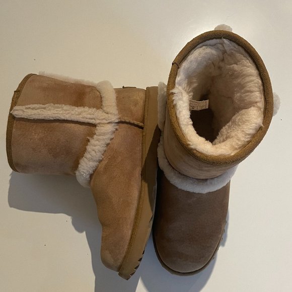 Ugg - Girls K Hadley II Boot - Chestnut - US 4 - Worn and waterproofed - Picture 1 of 5